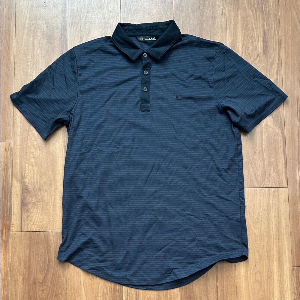 Travis Mathew Black Polo Short Sleeve Shirt